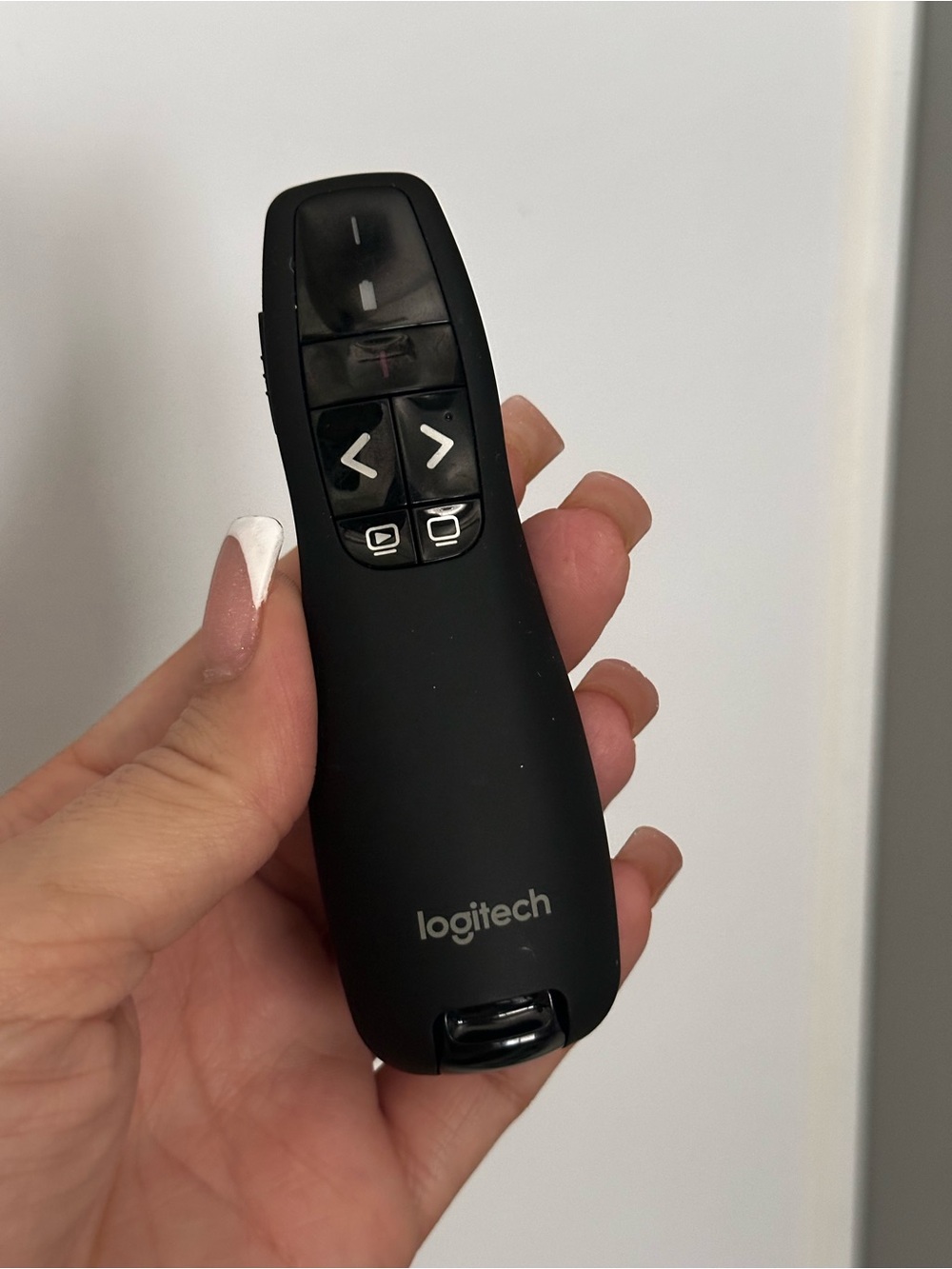 Logitech Black Presentation Remote with Navigation Buttons with laser
